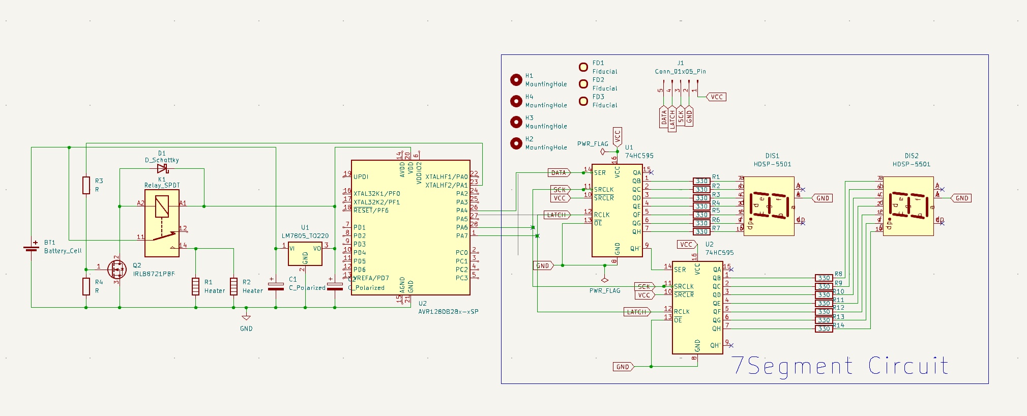 Heated mug circuit diagram